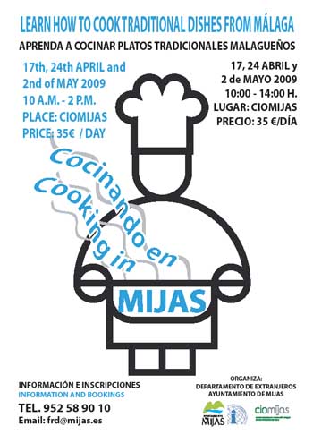 Cocinando en Mijas, cartel