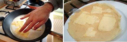 Crepes de queso