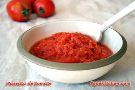 Receta de passata de tomate