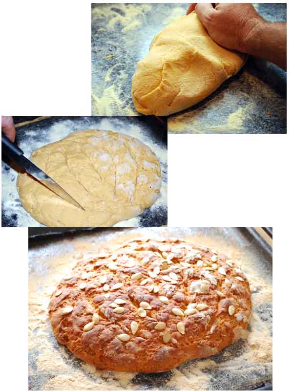 Elaboración del pan de calabaza © José Maldonado
