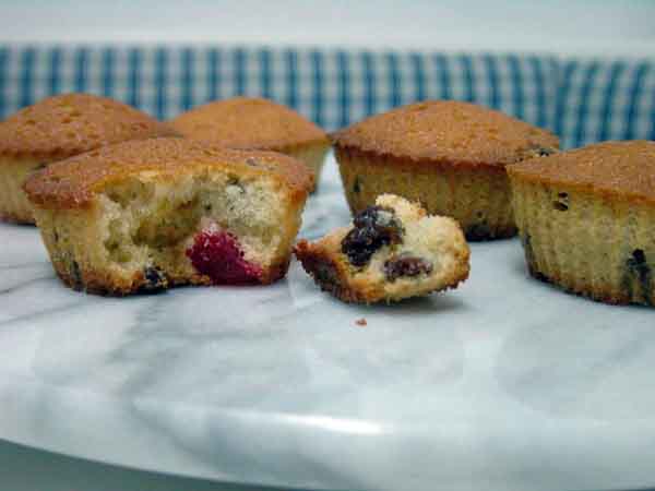 muffins frutas