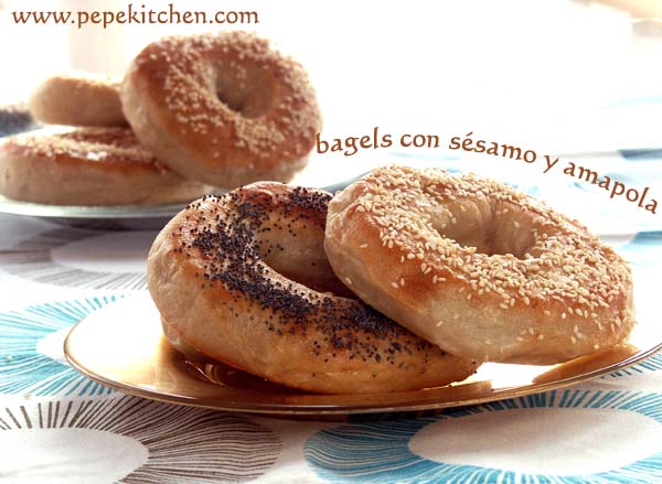 Bagels, panecillos tradicionales, receta paso a paso - Pepekitchen