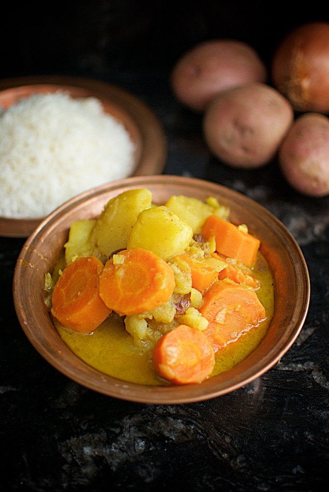 curry verduras